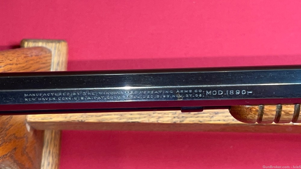 Winchester Model 1890 Slide Action Rifle (2nd Model) .22 WRF MFD 1911-img-19
