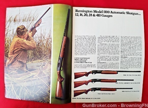 Orig Remington Catalog 1971 Model 1100 870 742 700-img-1
