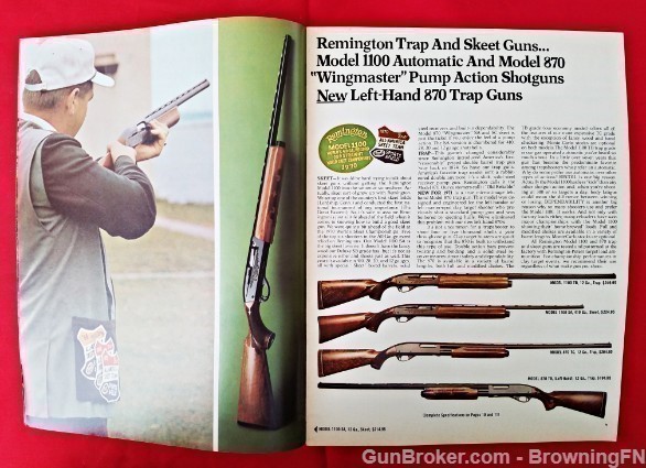 Orig Remington Catalog 1971 Model 1100 870 742 700-img-2