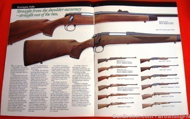 Orig Remington Catalog 1990 Model 870 700 7 7400-img-3