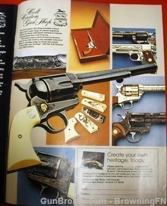 Orig 1980 Colt Catalog Model SAA New Frontier Single Action Army-img-8