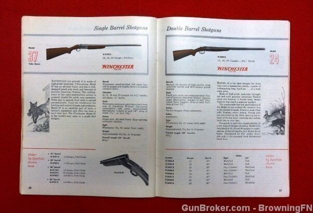 Orig Winchester Firearms Catalog All Models 70 12 52 94 61 62 63 21 1955-img-4