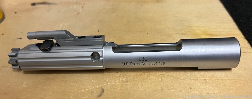 Les Baer National Match Bolt Carrier Group AR-15 223 Remington Chrome-img-1