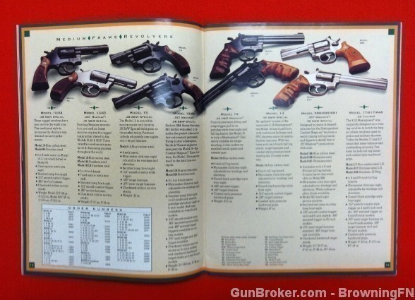Orig S&W Handguns ALL Models Catalog 1992 Model 27 29 57 41 39 60 36 etc.-img-2