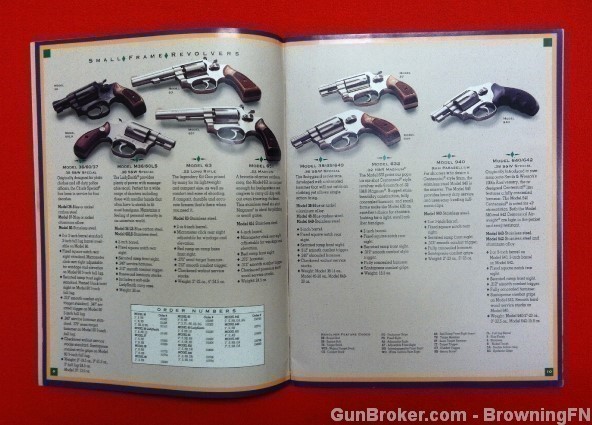 Orig S&W Handguns ALL Models Catalog 1992 Model 27 29 57 41 39 60 36 etc.-img-1