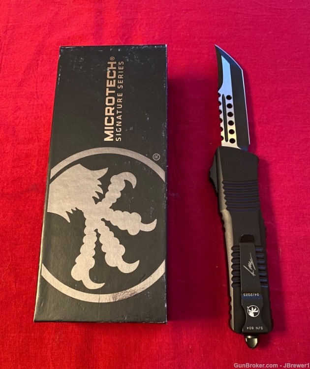Microtech - Authentic - Combat Troodon Hellhound Tactical 219-1 TS-img-0