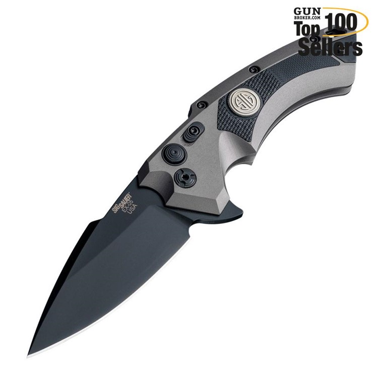 HOGUE Sig X5 Tactical Manual Flipper Knife  with Spear Point Blade 36572-img-0