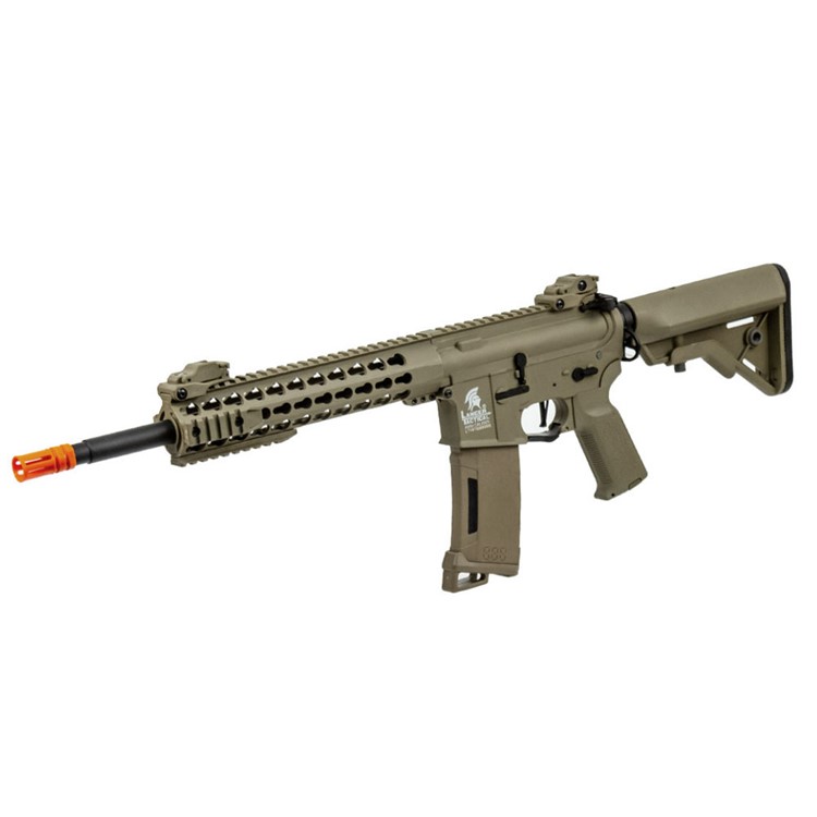 LANCER TACTICAL Gen3 10in Keymod Airsoft M4 Carbine Tan AEG Rifle LT-19T-G3-img-3