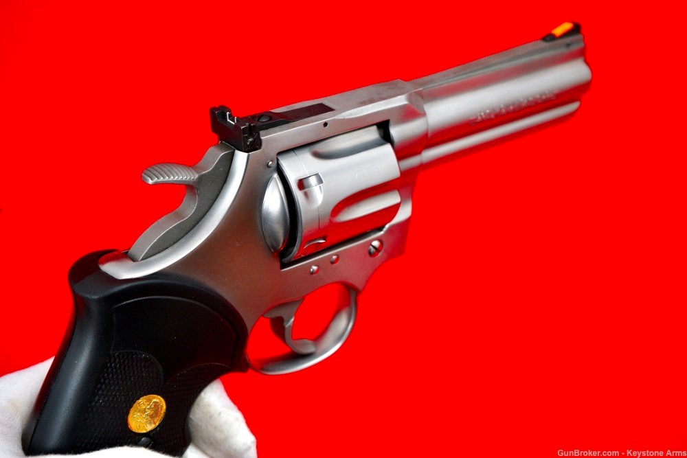 Awesome 1988 Colt King Cobra 4" .357 Magnum Stainless Snake Gun-img-11