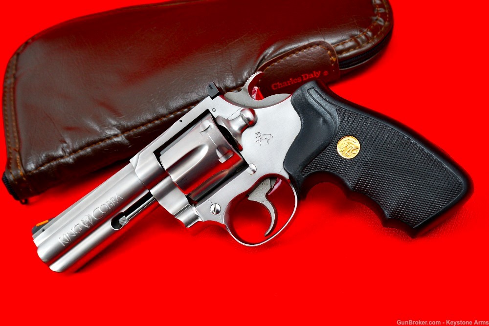 Awesome 1988 Colt King Cobra 4" .357 Magnum Stainless Snake Gun-img-23