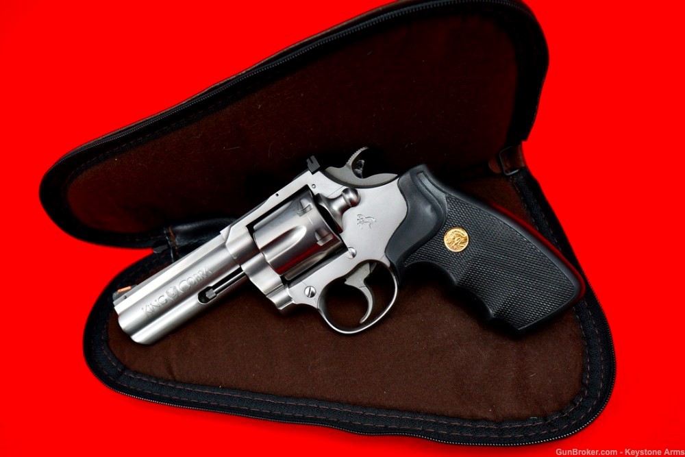 Awesome 1988 Colt King Cobra 4" .357 Magnum Stainless Snake Gun-img-22