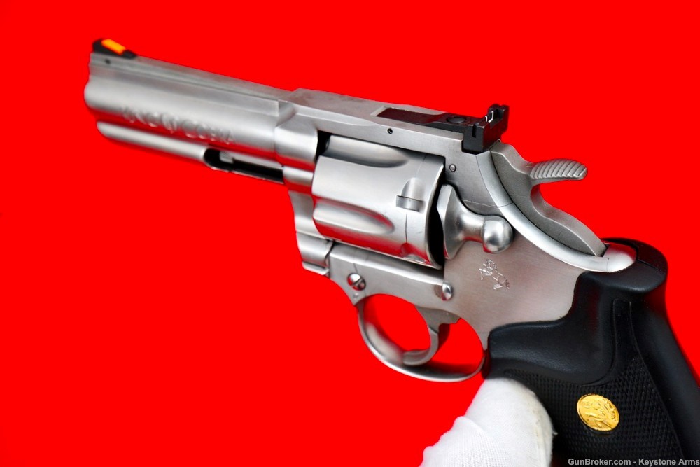 Awesome 1988 Colt King Cobra 4" .357 Magnum Stainless Snake Gun-img-12
