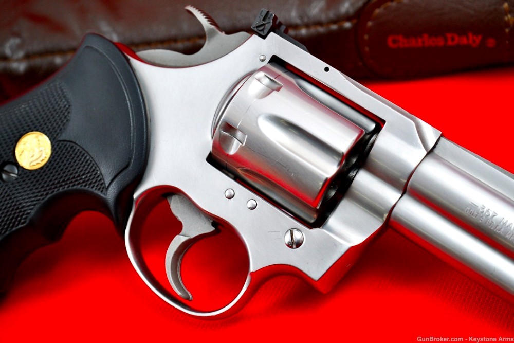 Awesome 1988 Colt King Cobra 4" .357 Magnum Stainless Snake Gun-img-7