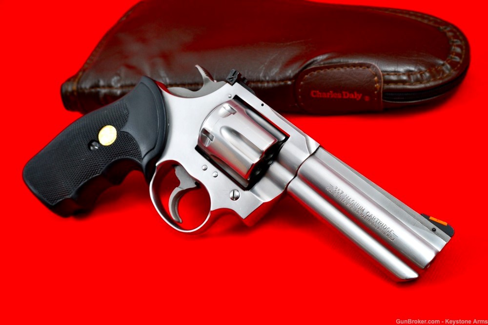 Awesome 1988 Colt King Cobra 4" .357 Magnum Stainless Snake Gun-img-5