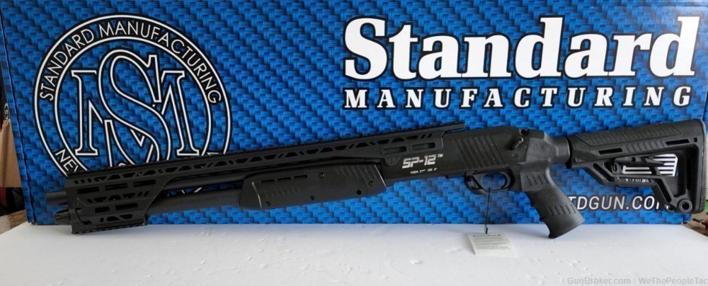 Standard Manufacturing SP-12 Pump 12Ga Shotgun Tactical 18.5" Barrel NEW IN-img-2