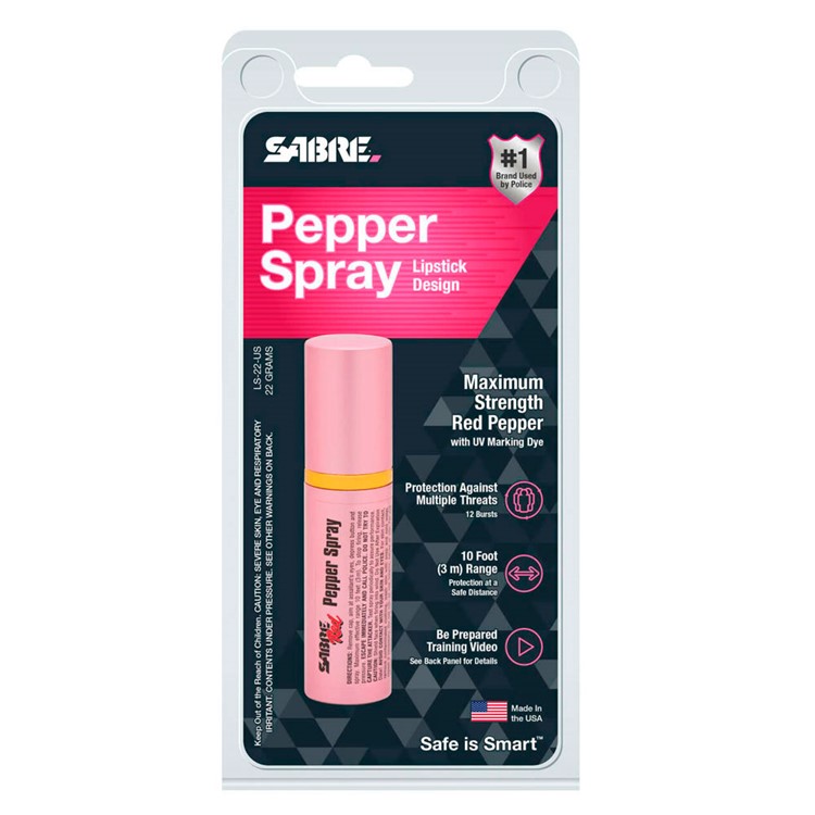 SABRE Lipstick Pink Pepper Spray (LS-22-US)-img-2