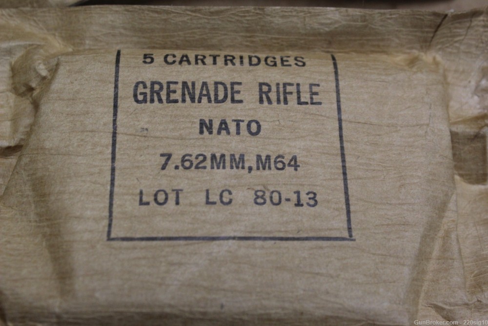 7.62 Nato Grenade Launching Blanks 2 Packs Of 5 M76 M14 Grenade Launcher-img-1