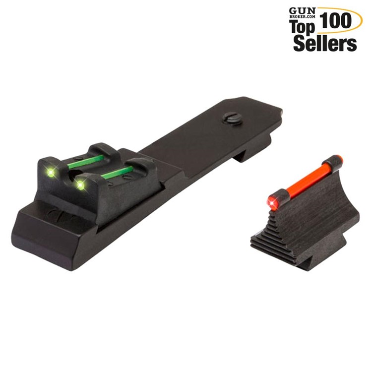 TRUGLO Ruger 10/22 Rifle Fiber Optic Green&Red Front & Rear Sight (TG111W)-img-0