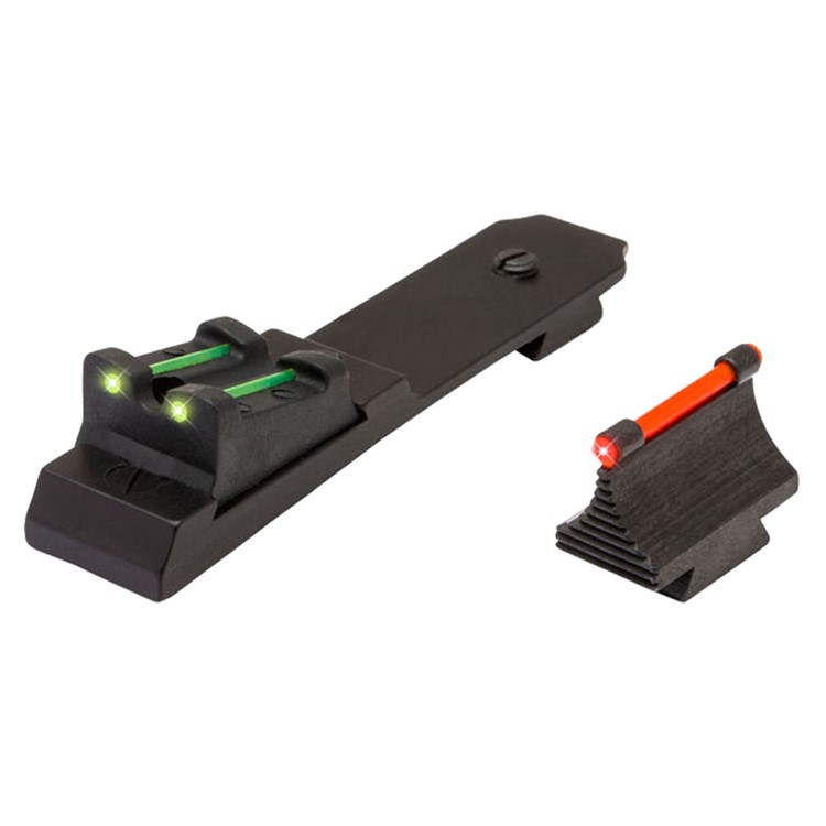 TRUGLO Ruger 10/22 Rifle Fiber Optic Green&Red Front & Rear Sight (TG111W)-img-1