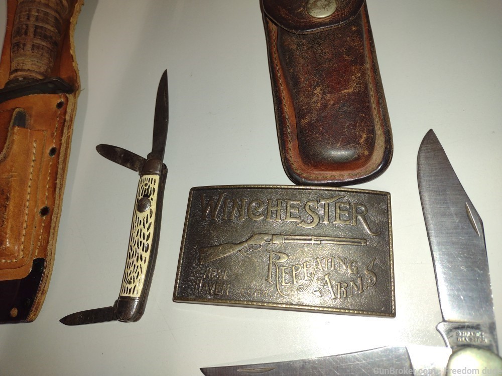  knifes fixed folding  John wick Colt Winchester Gerber Buck -img-11