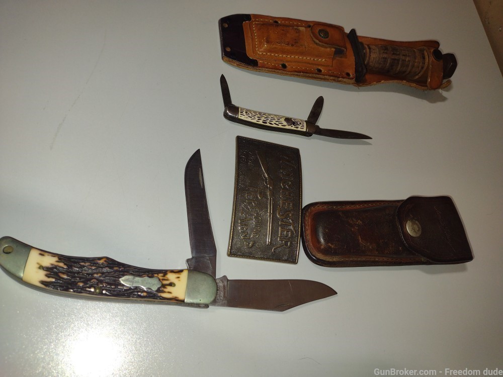  knifes fixed folding  John wick Colt Winchester Gerber Buck -img-12