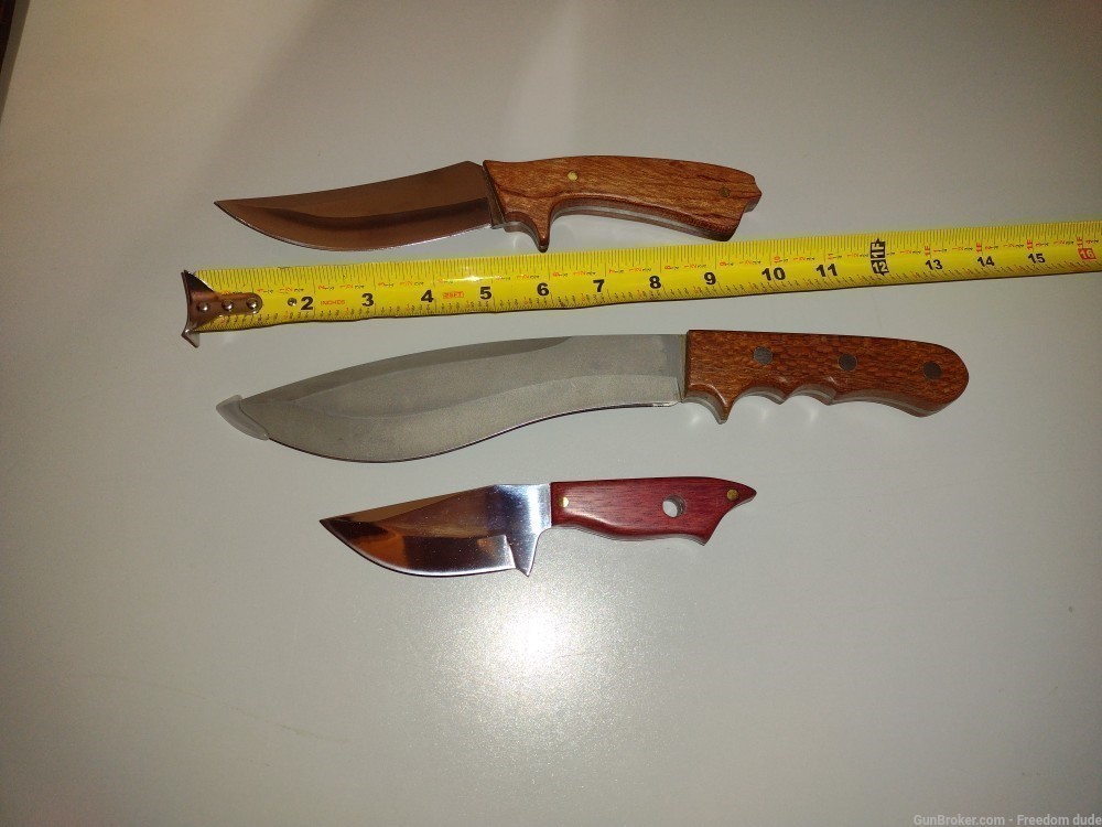 Handmade knives fixed blade John Wick Colt Winchester Gerber Buck -img-2