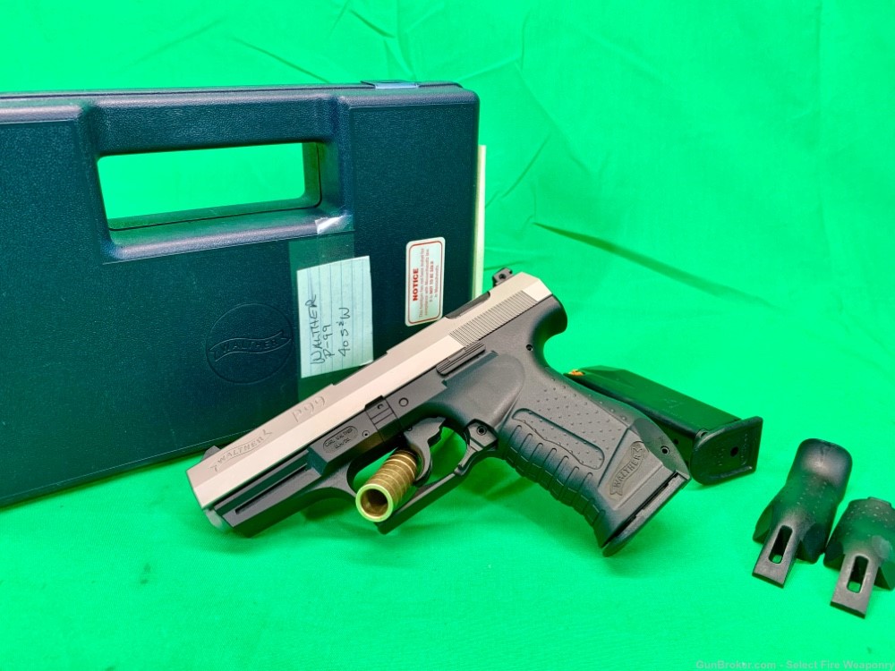 Walther P99 Gen 1 .40 S&W cal two tone LNIB in Box appears unfired-img-0