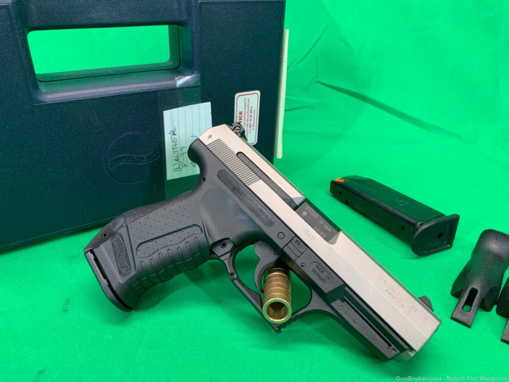 Walther P99 Gen 1 .40 S&W cal two tone LNIB in Box appears unfired-img-6