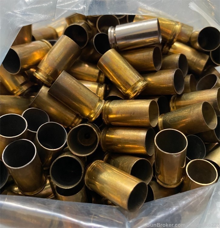 9mm Once Fired Brass For Reloading 400pcs-img-1