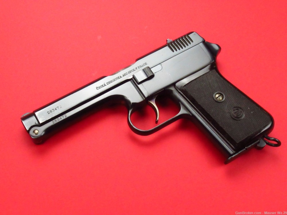 Excellent 1939 WWII CZ38 P39t  CZECH occupation pistol German issued-img-1