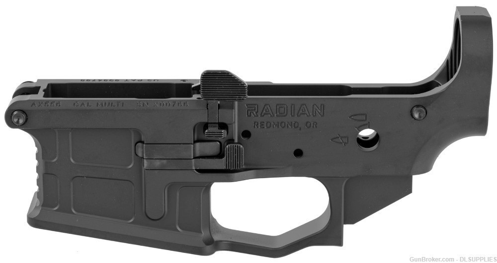 RADIAN WEAPONS A-DAC AX556 BLACK LOWER RECEIVER AMBI CONTROLS MULT CAL.-img-0
