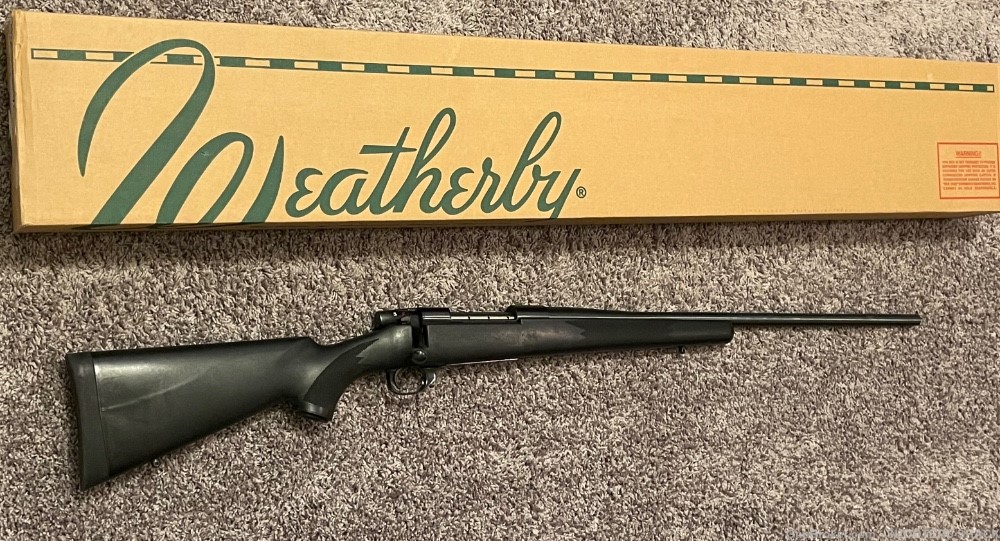 Older Weatherby Vangaurd Atascadero Ca 300wby Mag Excellent New Unfired 300-img-0