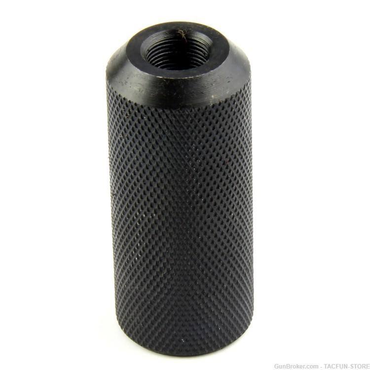 TACFUN Krinkov Style Steel Sound Muzzle Brake Forwarder 1/2x36 for 9mm-img-0