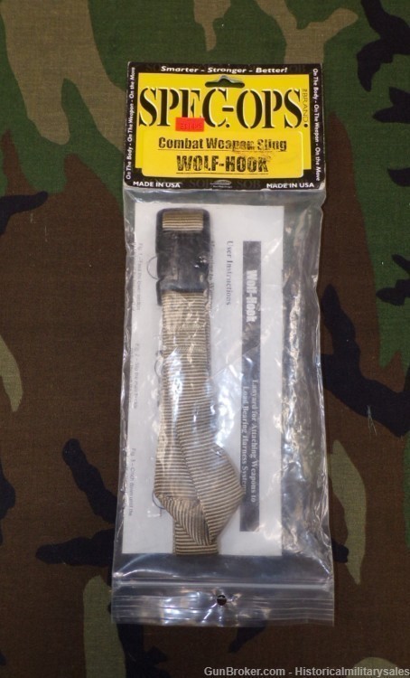 Spec-Ops Wolf Hook Single Point Combat Weapon Sling (coyote tan)-img-2
