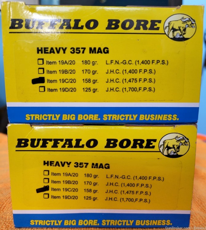 Buffalo Bore .357 Magnum 158gr JHC-img-1