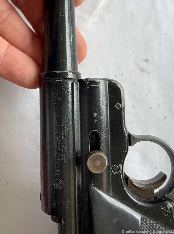 vintage c02 air Mk Crosman Mark 2 Target 177 pistol-img-12