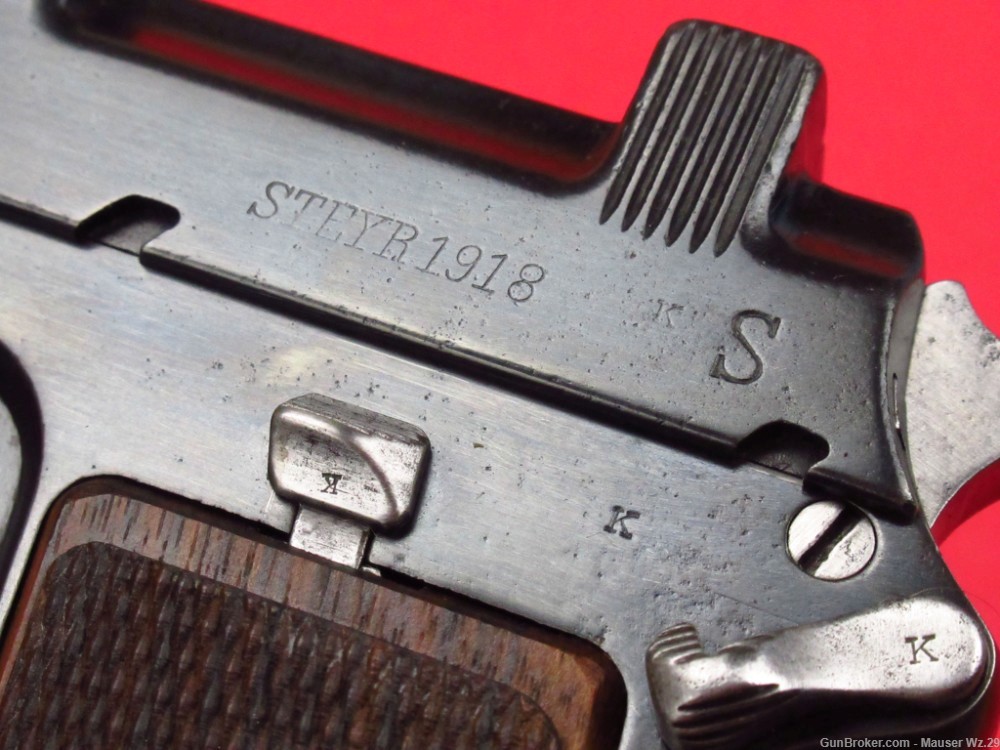 Desirable WWI 1918 Austro-Hungarian Steyr Hahn M1912 1912 9mm-img-12