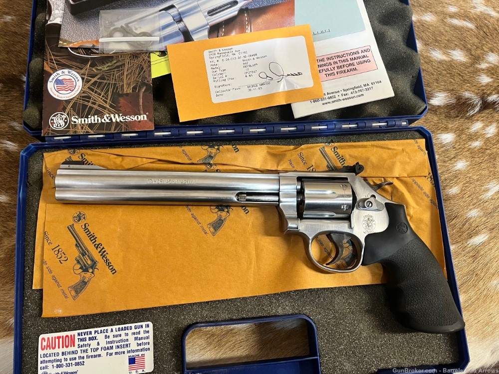Smith And Wesson 647 17 HMR Revolver 8 3/8” Excellent condition In Box -img-2