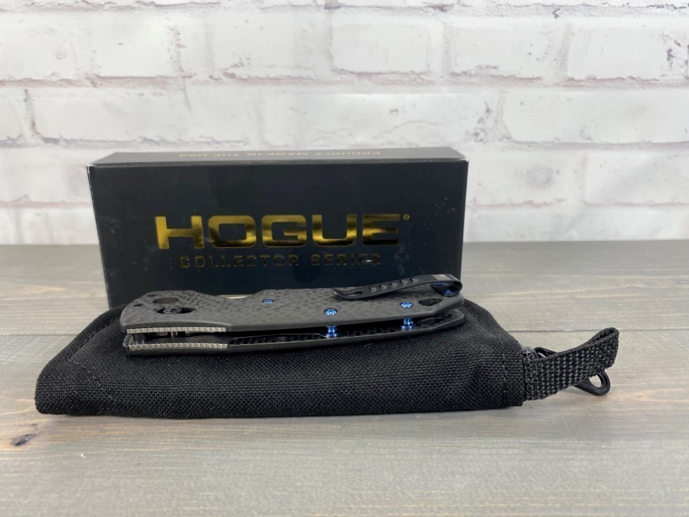 Hogue SIG K320 AXG Tanto Manual Folding Knife Carbon Fiber-img-3