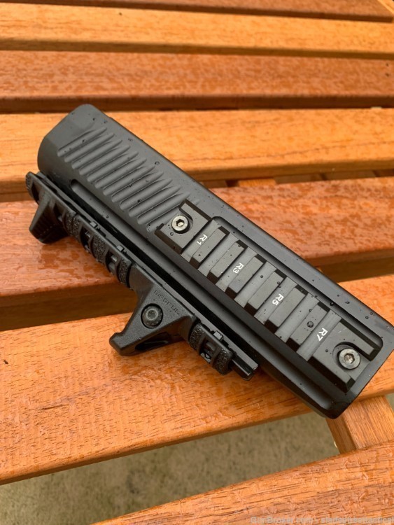 Aluminum BLUELINE PUMP Forend + Magpul HAND STOP  COVER Picatinny Rails -img-1
