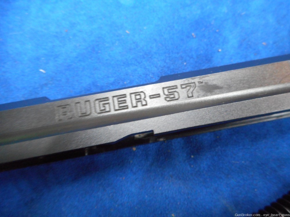 Ruger 57 complete slide assembly, barrel, recoil spring, sights, 5.7x28 -img-1