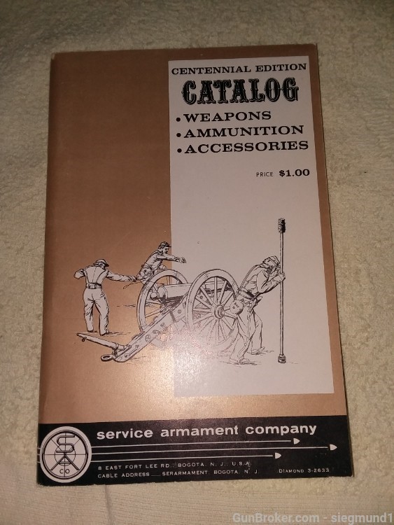Service Armament catalog 1961 Centennial ed. Mint original-img-0