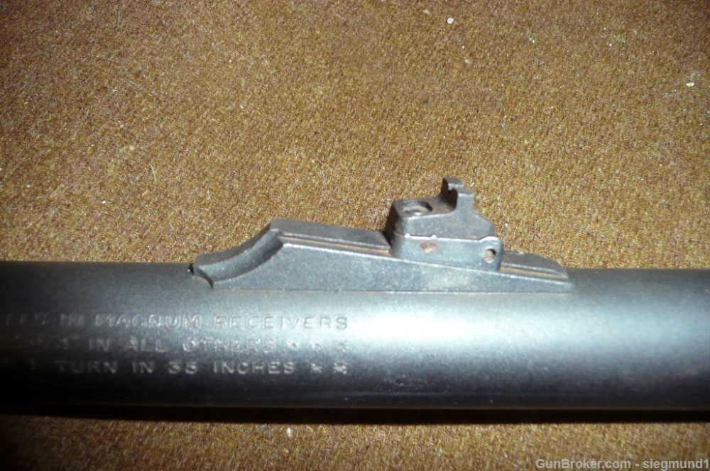 Remington 870 barrel, 12ga 3" chamber, 20" bbl  with rifle sights, used exc-img-3