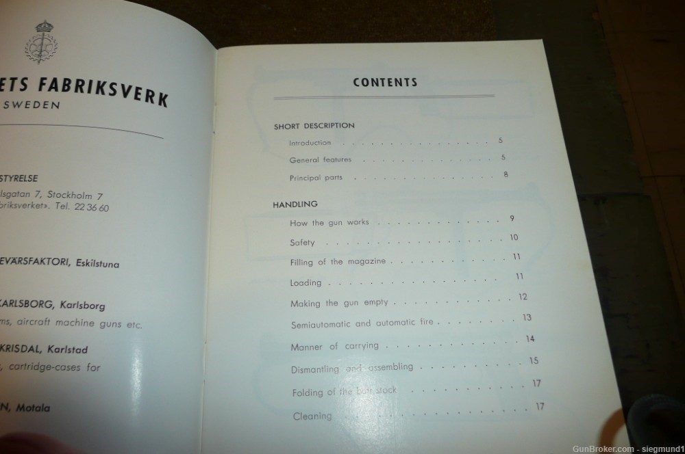  Karl Gustof manual for  M45B ( aka Swedish K), Original English language-img-4
