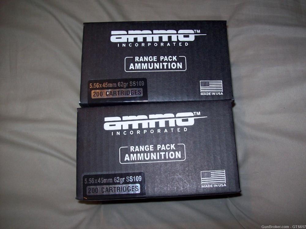 5.56 Ammo Inc 5.56 SS109 Green Tip 400RDS Ammuntion-img-0