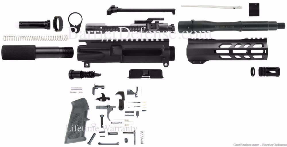 U-Build Kit AR15 7.5" Complete Pistol Kit 5.56 .223-img-0