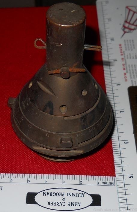 U.S. EXPERIMENTAL FUZE WW1 EARLY FROM Col. Jarrett COLLECTION-img-0