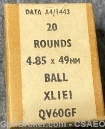 BRITISH EXPERIMENTAL ASSAULT RIFLE XL60 4.85mm CARTRIDGE CASE TYPE 2 BOXES-img-6