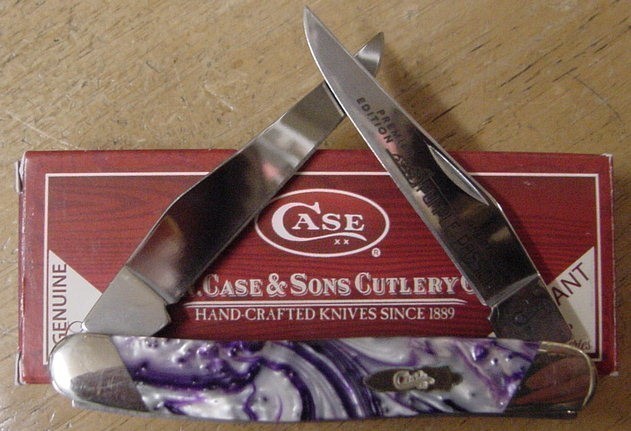 Case Muskrat  Premier Edition Purple Passion Knife -img-0