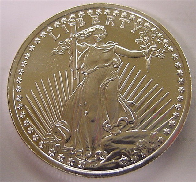 Walking Liberty-Double Eagle 1 Troy oz Silver Coin-img-0